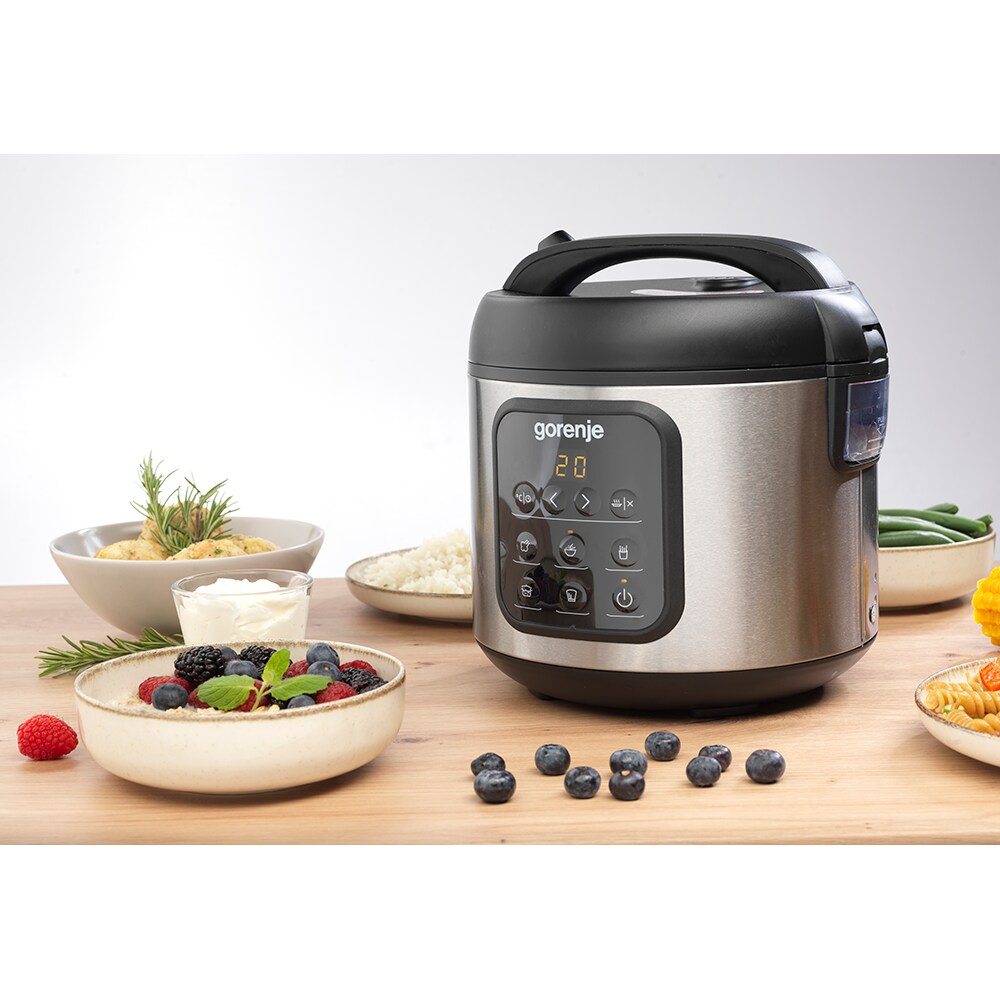 Multicooker GORENJE MC2SBK, 2l, 476W, 5 programe, negru-argintiu