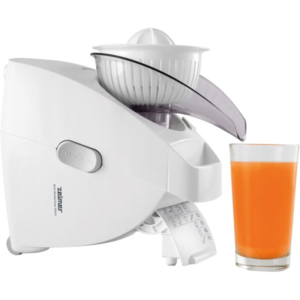 Masina de tocat carne ZELMER ZMM5580W, 2.5kg/min, 2000W, accesoriu carnati/suc de rosii/rasnita de cafea, alb