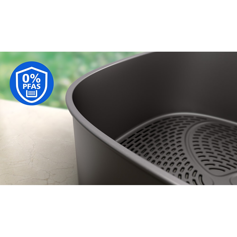 Friteuza cu aer cald dubla PHILIPS Seria 4000 NA462/80, 10l, 2750W, alb-bej