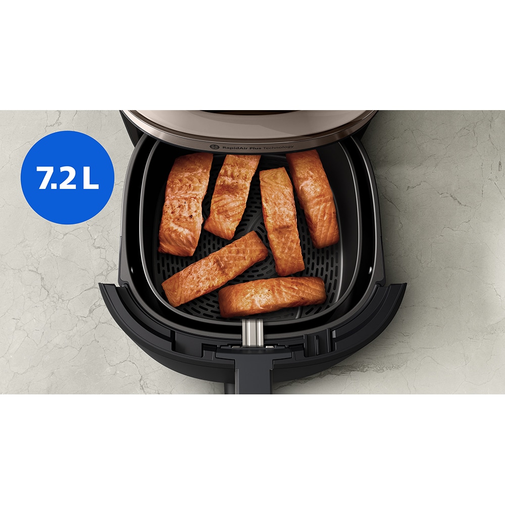Friteuza cu aer cald PHILIPS Seria 5000 NA547/07, 7.2l, 2000W, negru