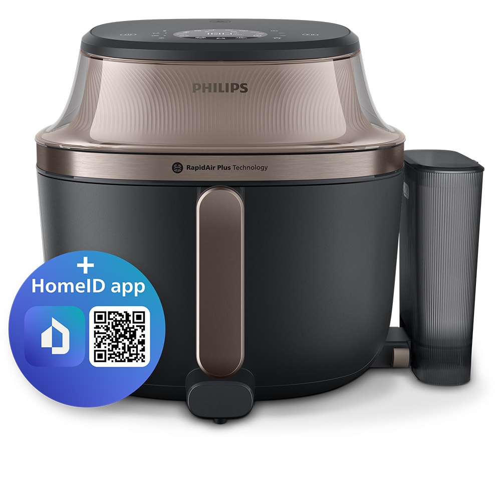 Friteuza cu aer cald PHILIPS Seria 5000 NA547/07, 7.2l, 2000W, negru