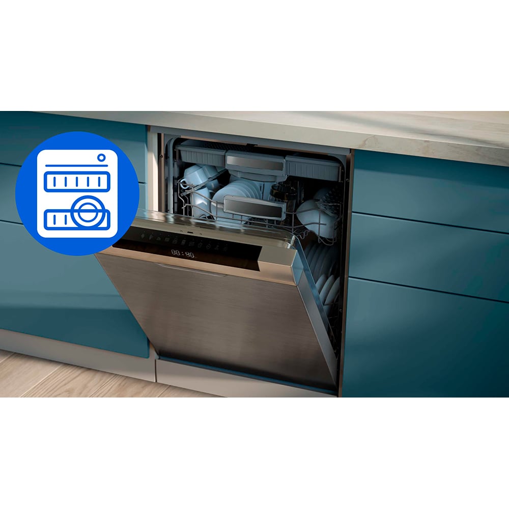 Friteuza cu aer cald dubla PHILIPS Seria 5000 NA565/02, 9.5l, 2750W, argintiu