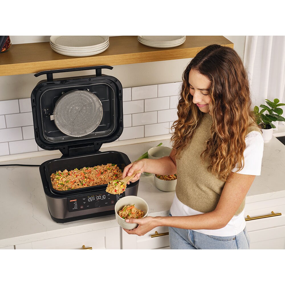 Multicooker NUTRICOOK Revolution NC-RG600EU, 8.5l, 1760W, 12 programe, argintiu-negru
