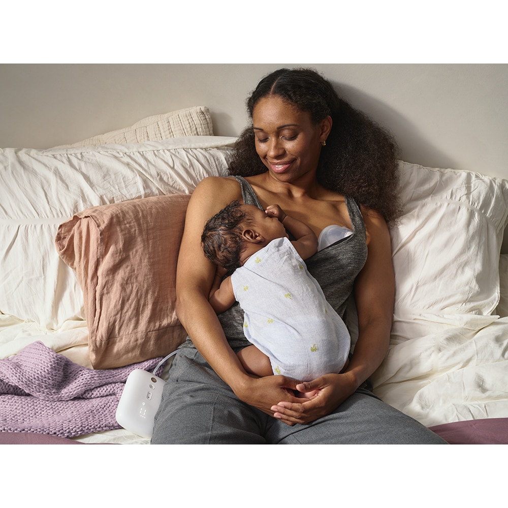 Pompa de san electrica PHILIPS AVENT Hands-free SCF531/11, 200ml, alb-transparent