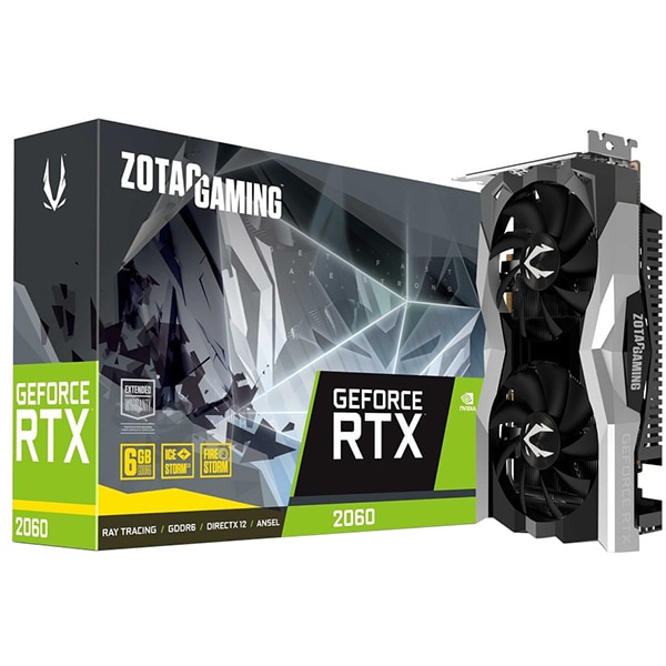 Placa video ZOTAC Gaming GeForce RTX 2060, 6GB GDDR6, 192bit, ZT-T20600Q-10M