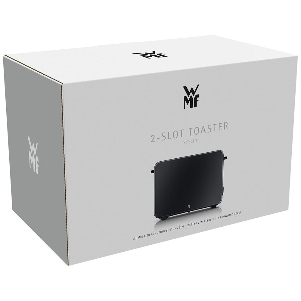 Prajitor de paine WMF Stelio 414210071, 2 felii, 1050W, negru