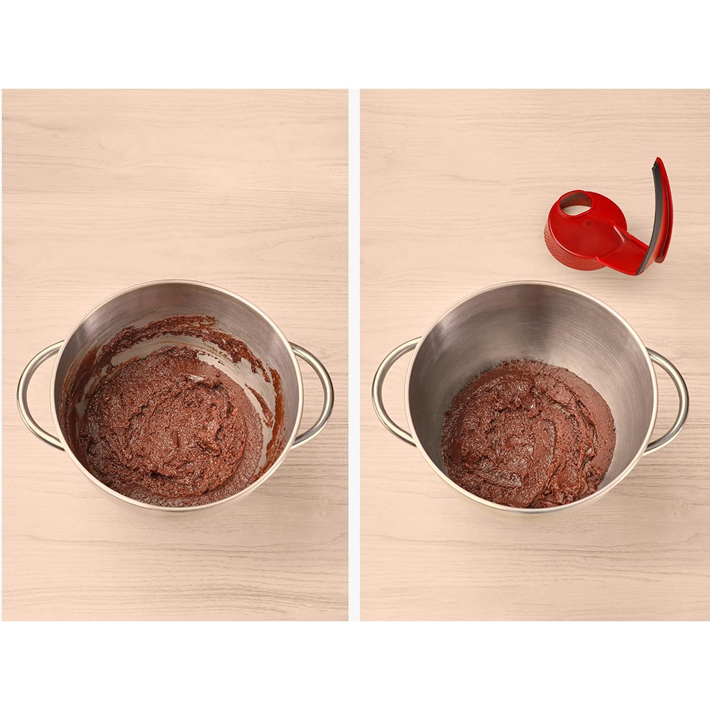 Robot de bucatarie TEFAL Bake Partner+ QB5458F0, vas 4.6l, 1100W, 8 trepte viteza, negru