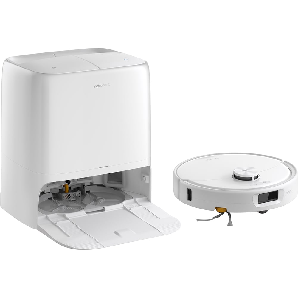 Aspirator robot ROBOROCK Qrevo 2 Pro, 0.27l, autonomie max 250 min, Navigare Lidar, Tehnologie SpiraFlow, alb