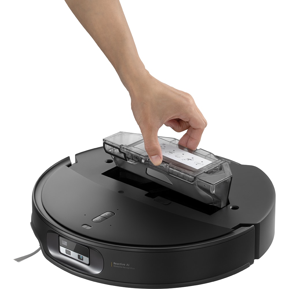 Aspirator robot ROBOROCK Qrevo Edge 2 QREVOEDGE2B, 0.24l autonomie max 300 min, Tehnologie FlexiArm, Reactive AI, negru