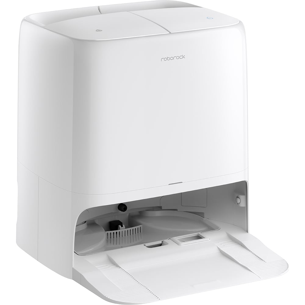 Aspirator robot ROBOROCK Qrevo Edge 2 Flow, 0.24l, autonomie max 240 min, Navigare Lidar, Tehnologie SpiraFlow, alb
