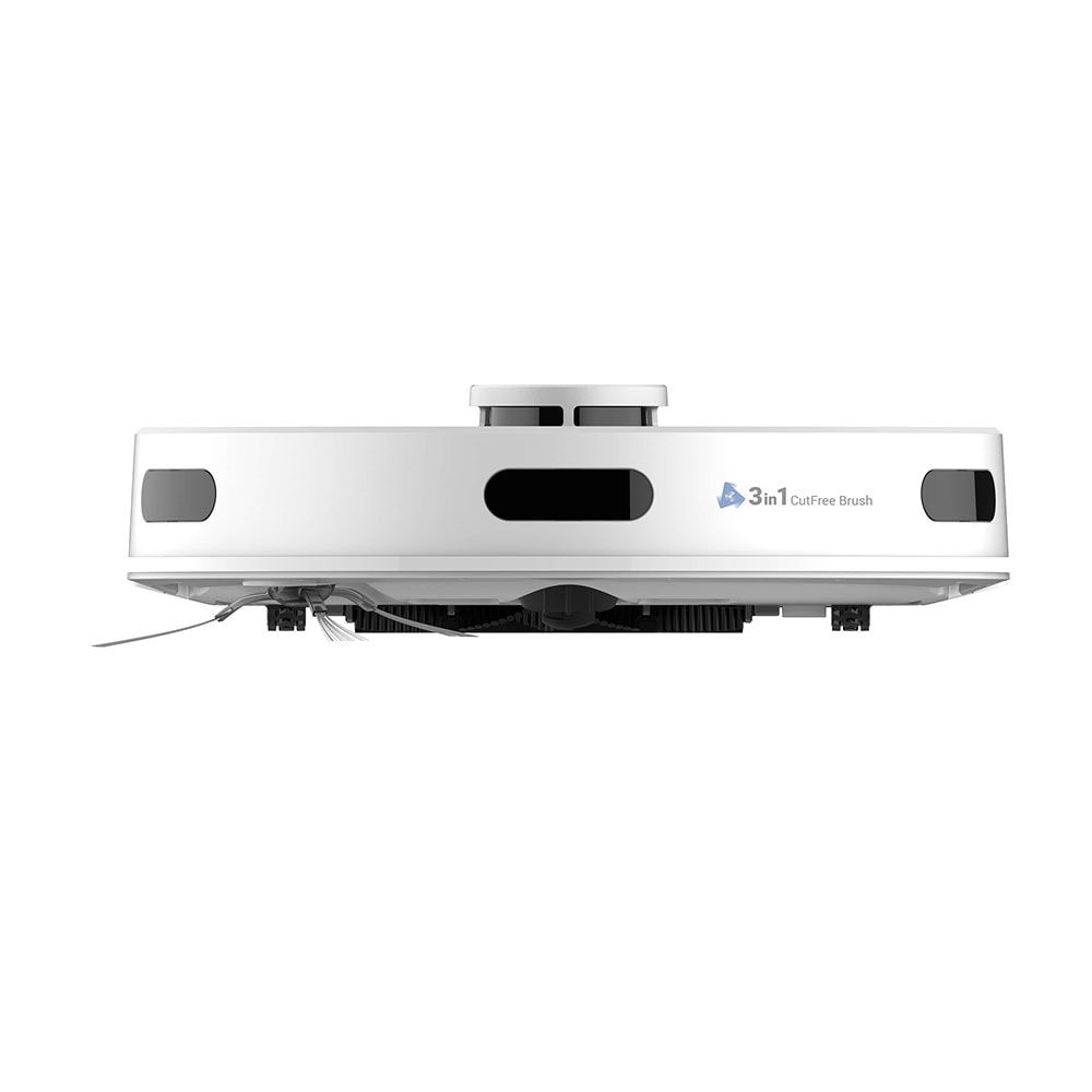 Aspirator robot EZVIZ RE5S Plus, 0.35l, 24.1V, autonomie max 240 min, Wi-Fi, functie mop, alb-negru