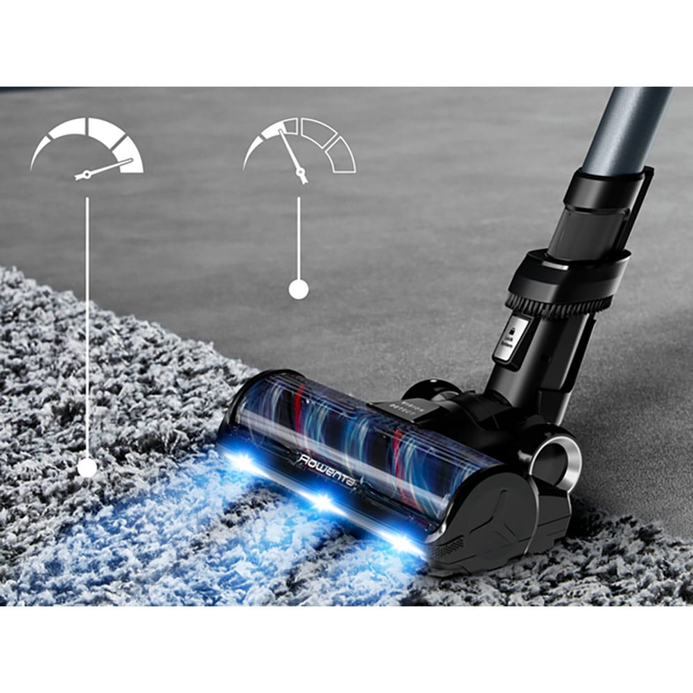 Aspirator vertical ROWENTA X-Force Flex 16.60 RH9C71E0, 0.65l, 25.2V, autonomie max 120 min, negru