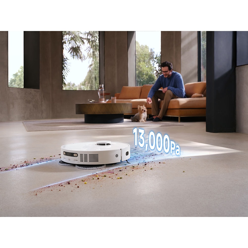 Aspirator robot DREAME L40 Ultra CE RLD52SEWH, 3.2l, 14.4V, autonomie max 260 min, Navigatie Pathfinder, 3DAdapt, alb