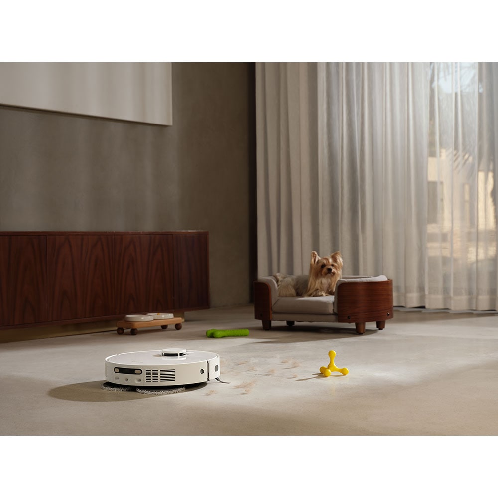 Aspirator robot DREAME L40 Ultra CE RLD52SEWH, 3.2l, 14.4V, autonomie max 260 min, Navigatie Pathfinder, 3DAdapt, alb