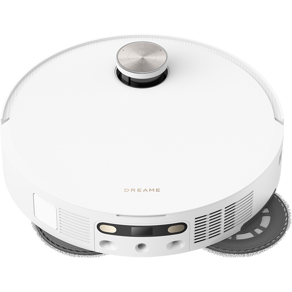 Aspirator robot DREAME X50 Ultra Complete RLX85CE4WH, 0.395l, 14.4V, autonomie max 220 min, Navigare 360, Comanda vocala, alb
