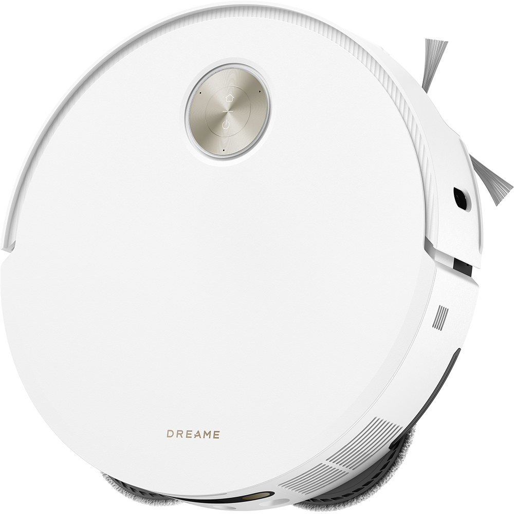Aspirator robot DREAME X50 Ultra Complete RLX85CE4WH, 0.395l, 14.4V, autonomie max 220 min, Navigare 360, Comanda vocala, alb