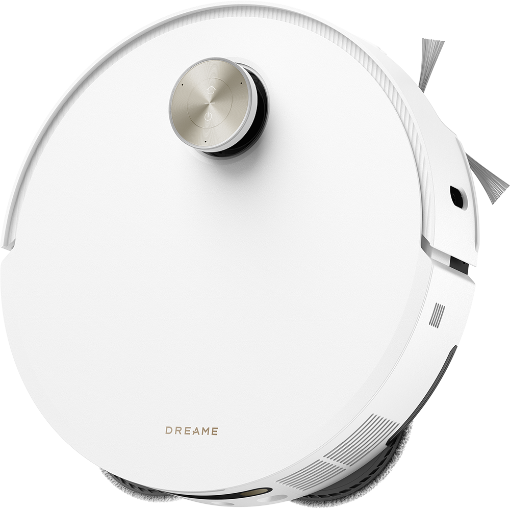 Aspirator robot DREAME X50 Ultra Complete RLX85CE4WH, 0.395l, 14.4V, autonomie max 220 min, Navigare 360, Comanda vocala, alb