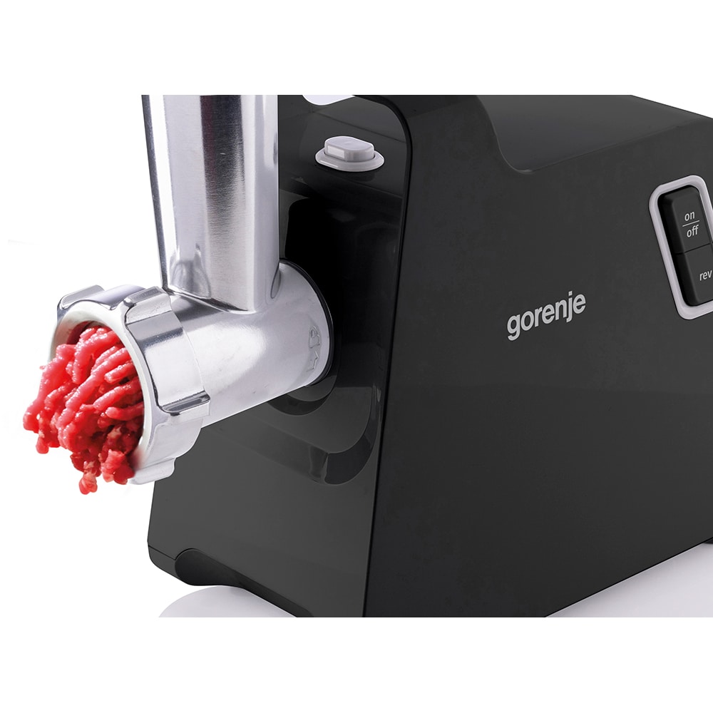 Masina de tocat carne GORENJE MG1701SB, 2.3kg/min, 1700W, accesoriu carnati/radere/feliere, negru