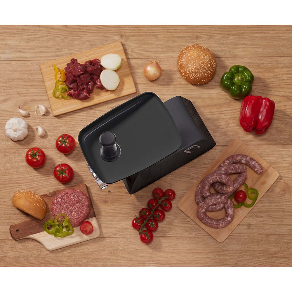 Masina de tocat carne GORENJE MG1701SB, 2.3kg/min, 1700W, accesoriu carnati/radere/feliere, negru