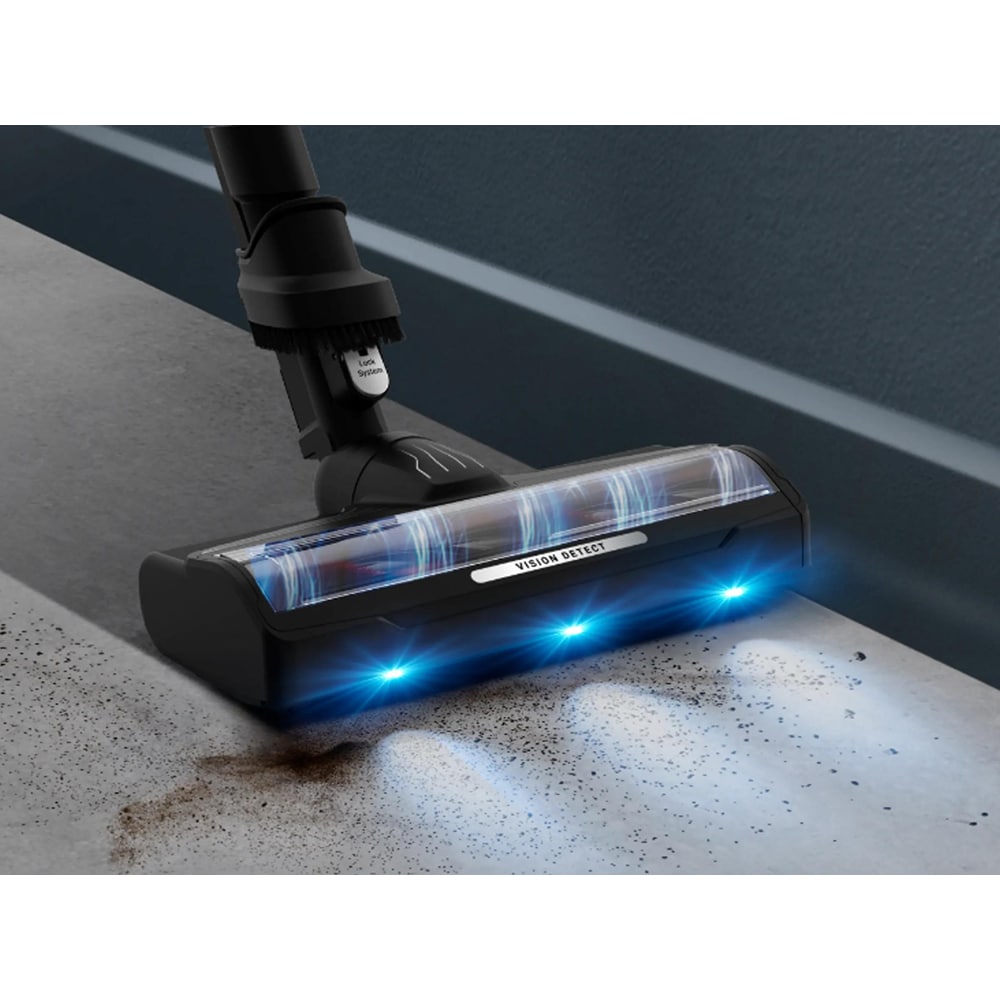 Aspirator vertical ROWENTA X-Force Flex 10.80 RH7AC1E0, 0.44l, 18.5V, autonomie max 60 min, albastru-negru