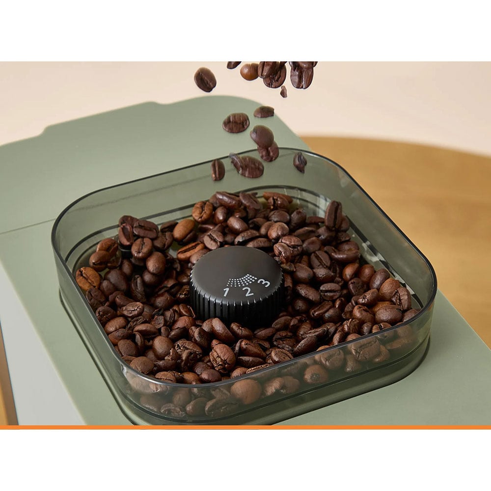 Espressor semi-automat KRUPS Coffee Crush SA401LE0, 1.8l, 1350W, 15 bar, verde-negru