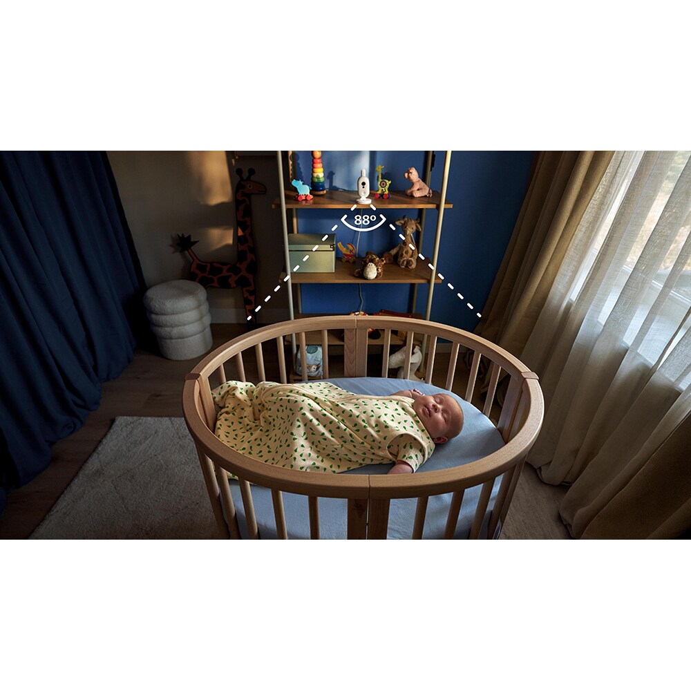 Monitor video PHILIPS AVENT SCD863/26, 4.5", alb