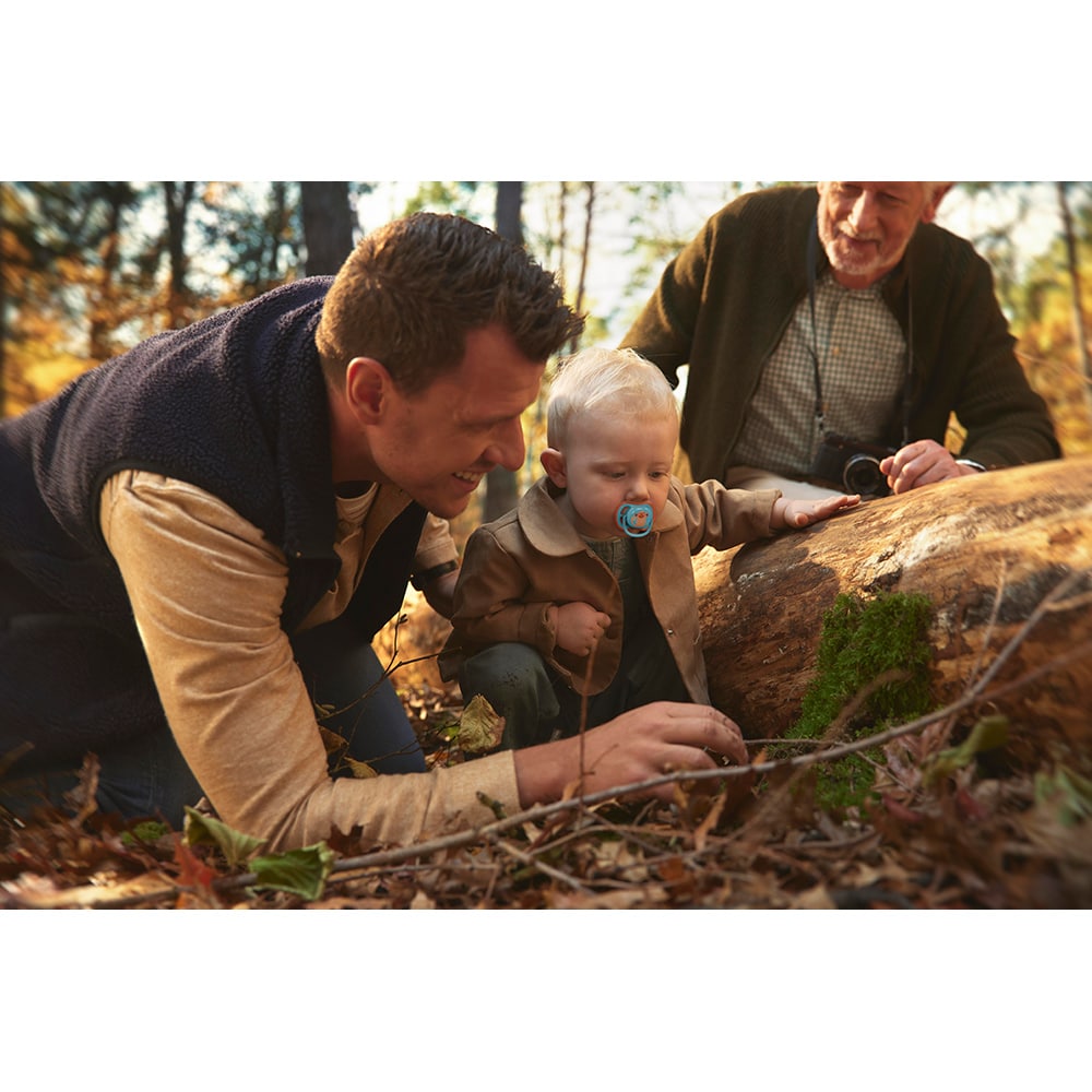 Suzeta PHILIPS AVENT Pacifier Ultra Air SCF349/58, 0 luni+, 2 buc, multicolor