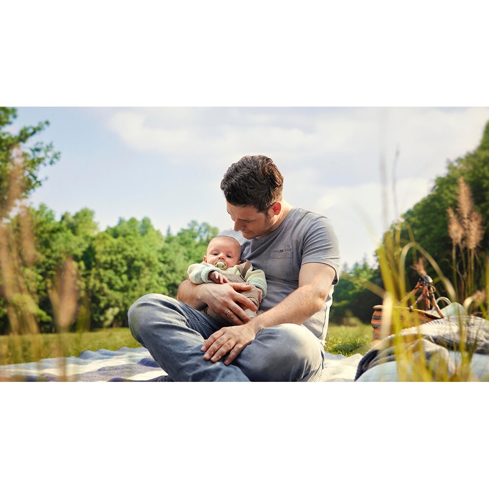 Suzeta PHILIPS AVENT Ultra Air pentru noapte SCF376/27, 0 luni+, 2 buc, multicolor