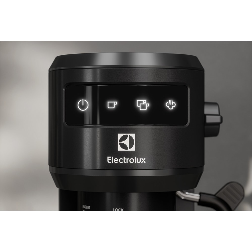 Espressor manual ELECTROLUX Explore 6 E6EC1-6ST, 1l, 1450W, 15 bar, sistemul Cappuccino, negru