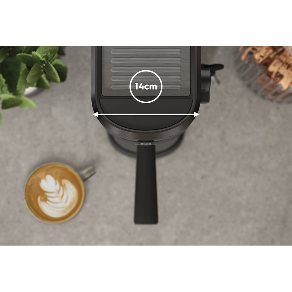 Espressor manual ELECTROLUX Explore 6 E6EC1-6ST, 1l, 1450W, 15 bar, sistemul Cappuccino, negru