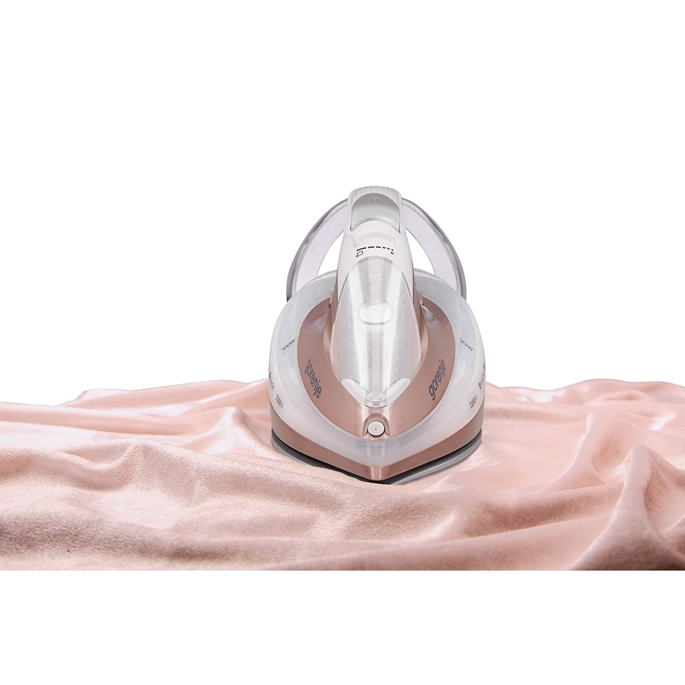 Fier de calcat GORENJE SIH3200WR, 3200W, 250g/min, 420ml, talpa ceramica, roz