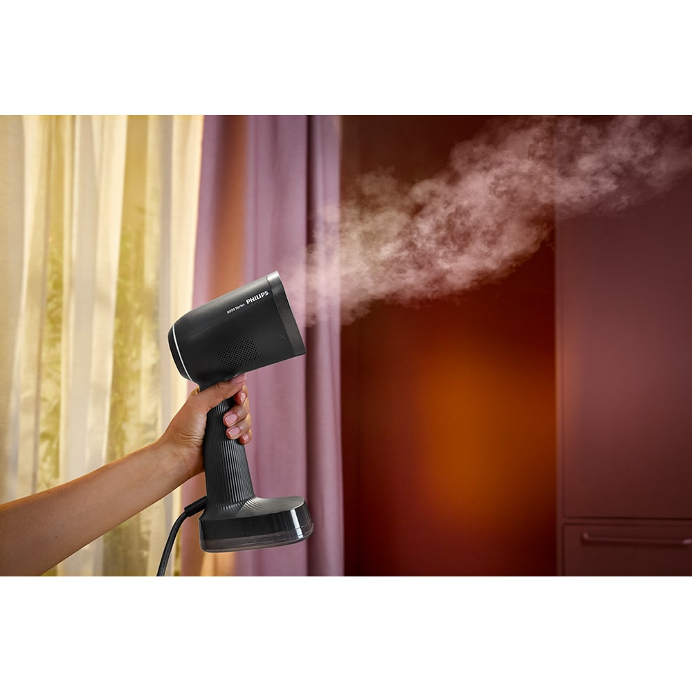 Aparat de calcat vertical PHILIPS Seria 8000 STH8040/80, 1500W, 0.2l, gri antracit