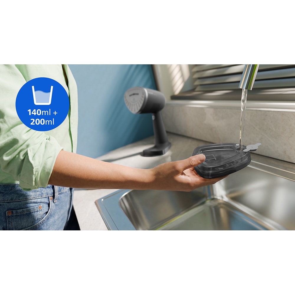 Aparat de calcat vertical PHILIPS Seria 8000 STH8040/80, 1500W, 0.2l, gri antracit