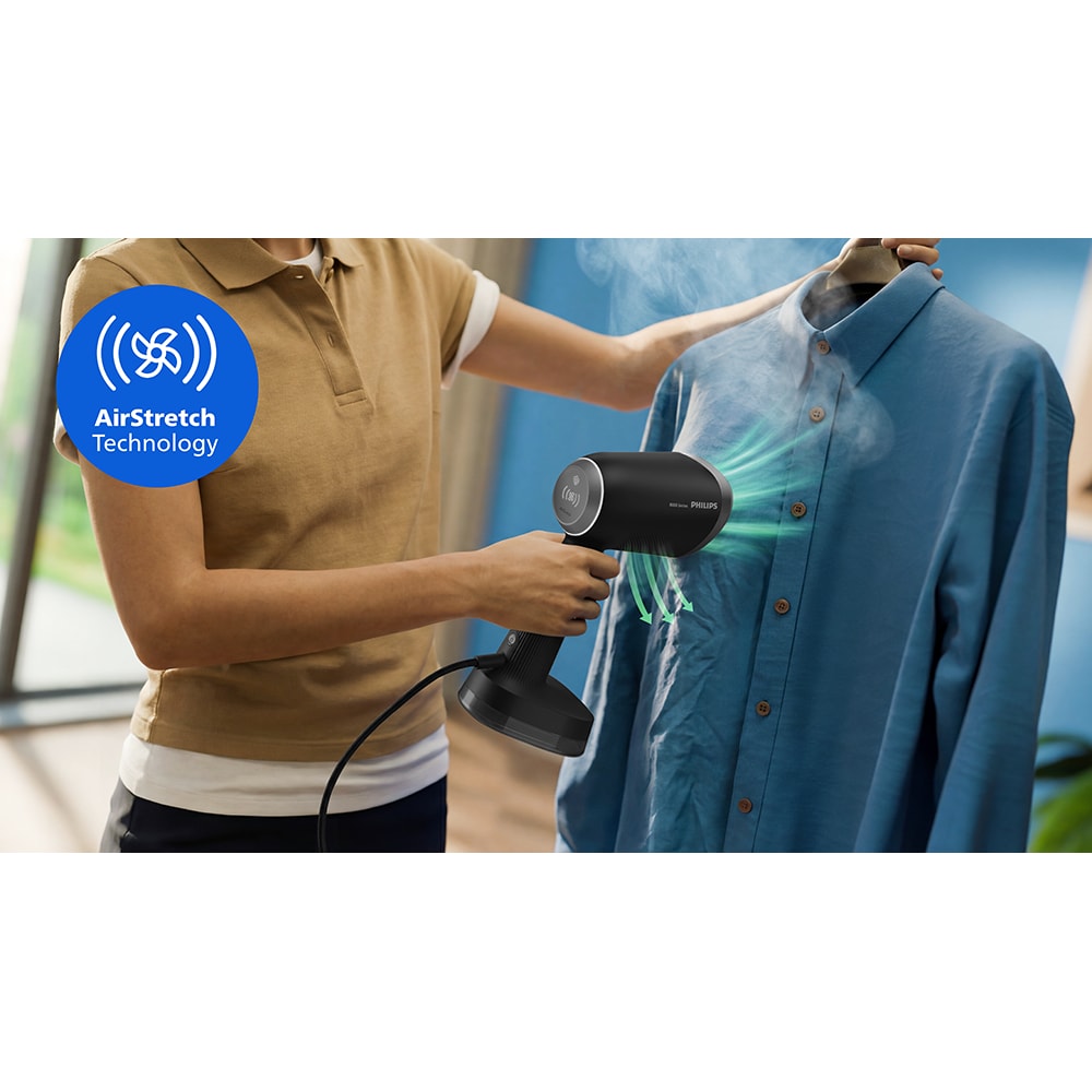 Aparat de calcat vertical PHILIPS Seria 8000 STH8040/80, 1500W, 0.2l, gri antracit