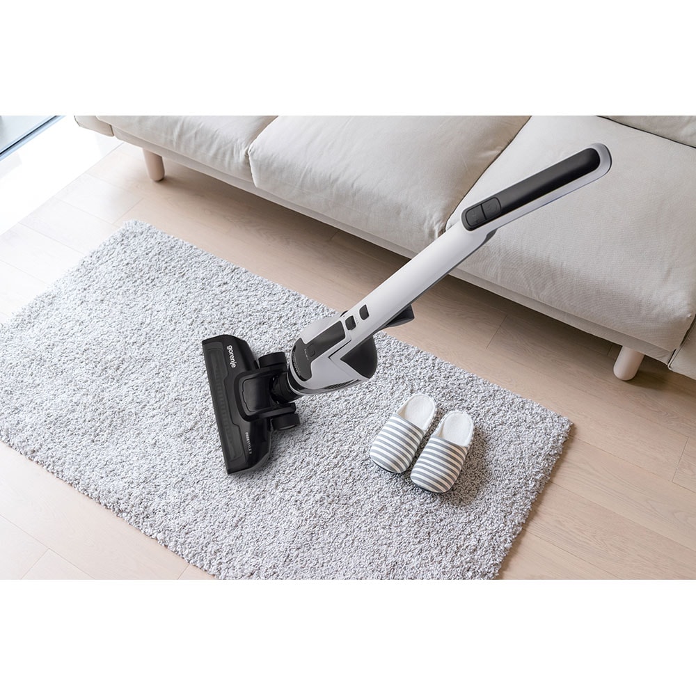 Aspirator vertical GORENJE SVC180100FSIIW, 0.5l, 18V, autonomie max 50 min, alb