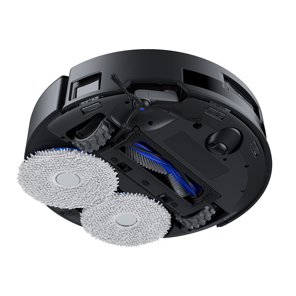 Aspirator robot ECOVACS Deebot T50 MaxPro G2 T50MAXPROG2, 0.3l, autonomie max 180 min, Senzor TruEdge 3D Edge, ZeroTangle 2.0, negru