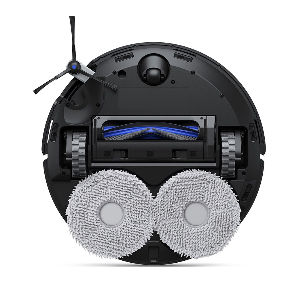 Aspirator robot ECOVACS Deebot T50 MaxPro G2 T50MAXPROG2, 0.3l, autonomie max 180 min, Senzor TruEdge 3D Edge, ZeroTangle 2.0, negru