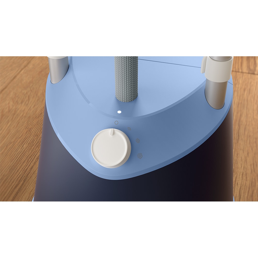 Aparat de calcat vertical PHILIPS Seria 1000 STE1030/20, 1800W, 1.8l, albastru-alb