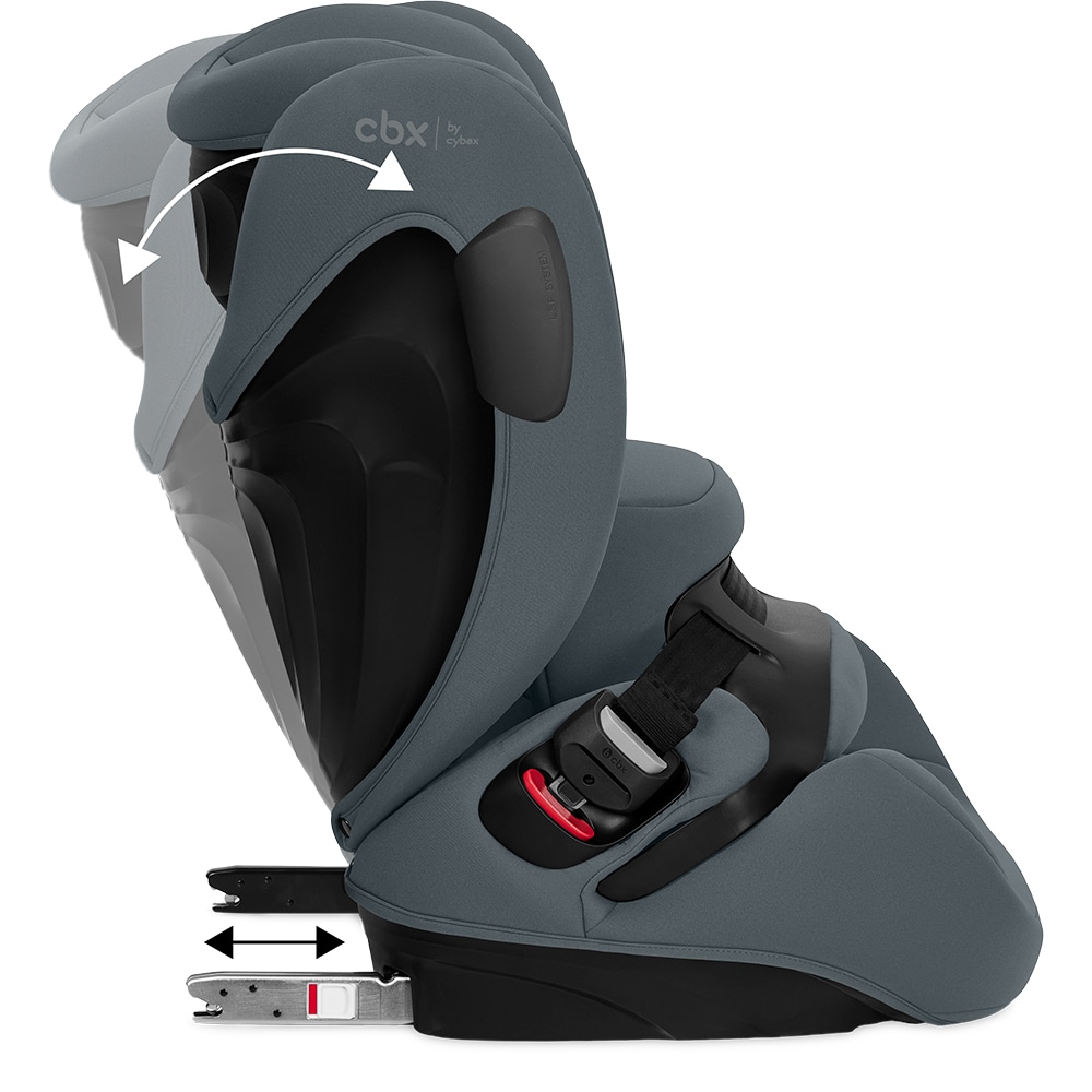 Scaun auto CYBEX Pallas B3 i-Size 523001237, Isofix, 9-36kg, R129, gri-negru