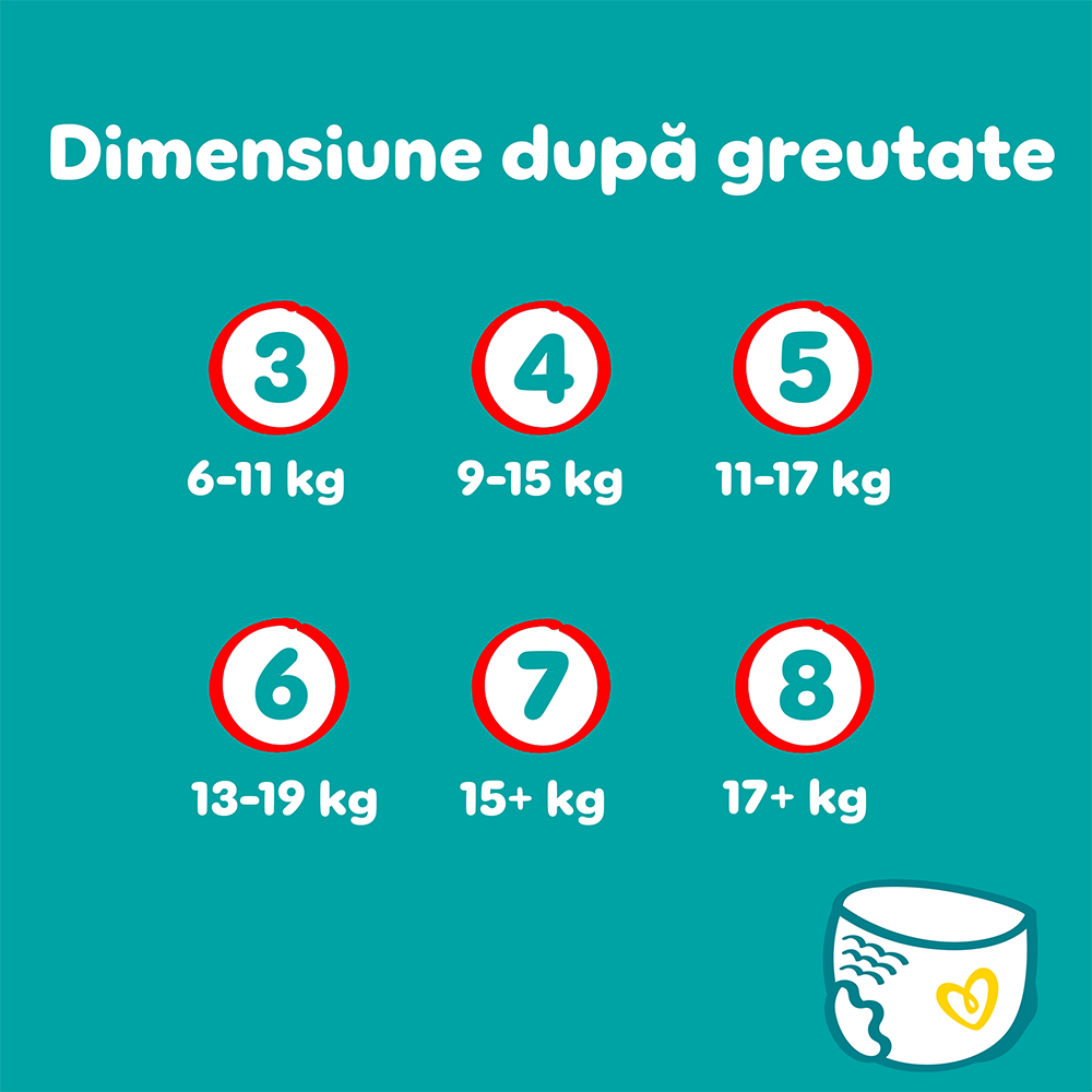 Scutece chilotel PAMPERS Active Baby Pants nr 6, Unisex, 13-19 kg, 84 buc