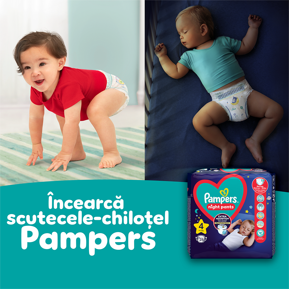 Scutece chilotel PAMPERS Active Baby Pants nr 6, Unisex, 13-19 kg, 84 buc