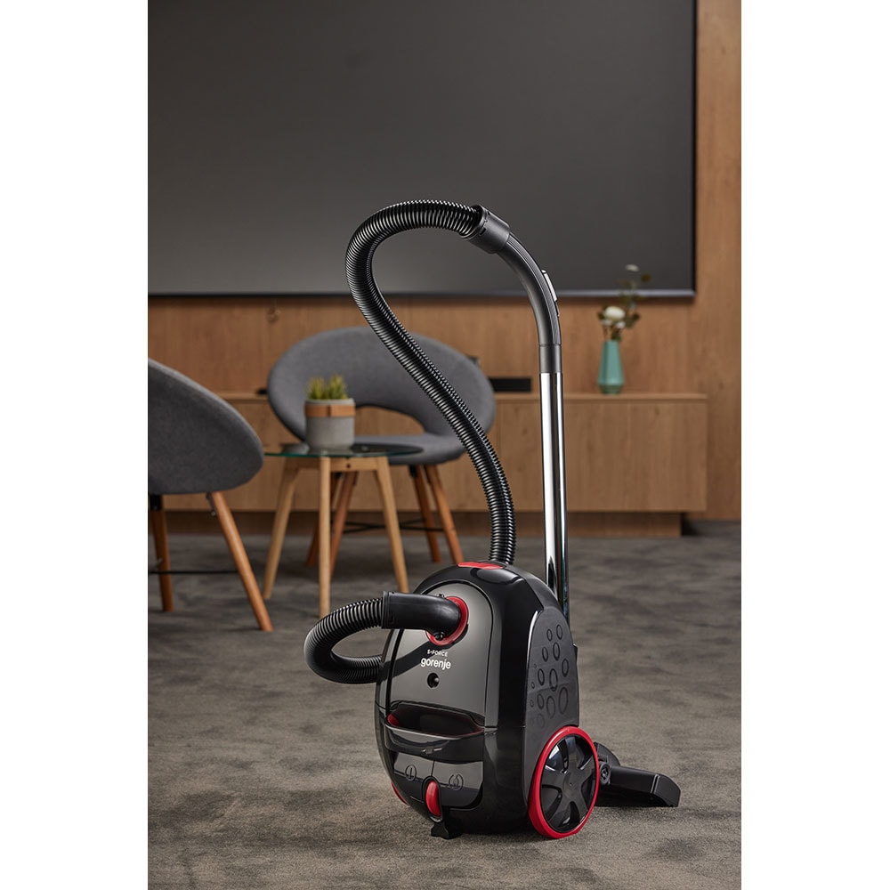 Aspirator cu sac GORENJE VCE21SFBKR, 850W, 78dB, negru