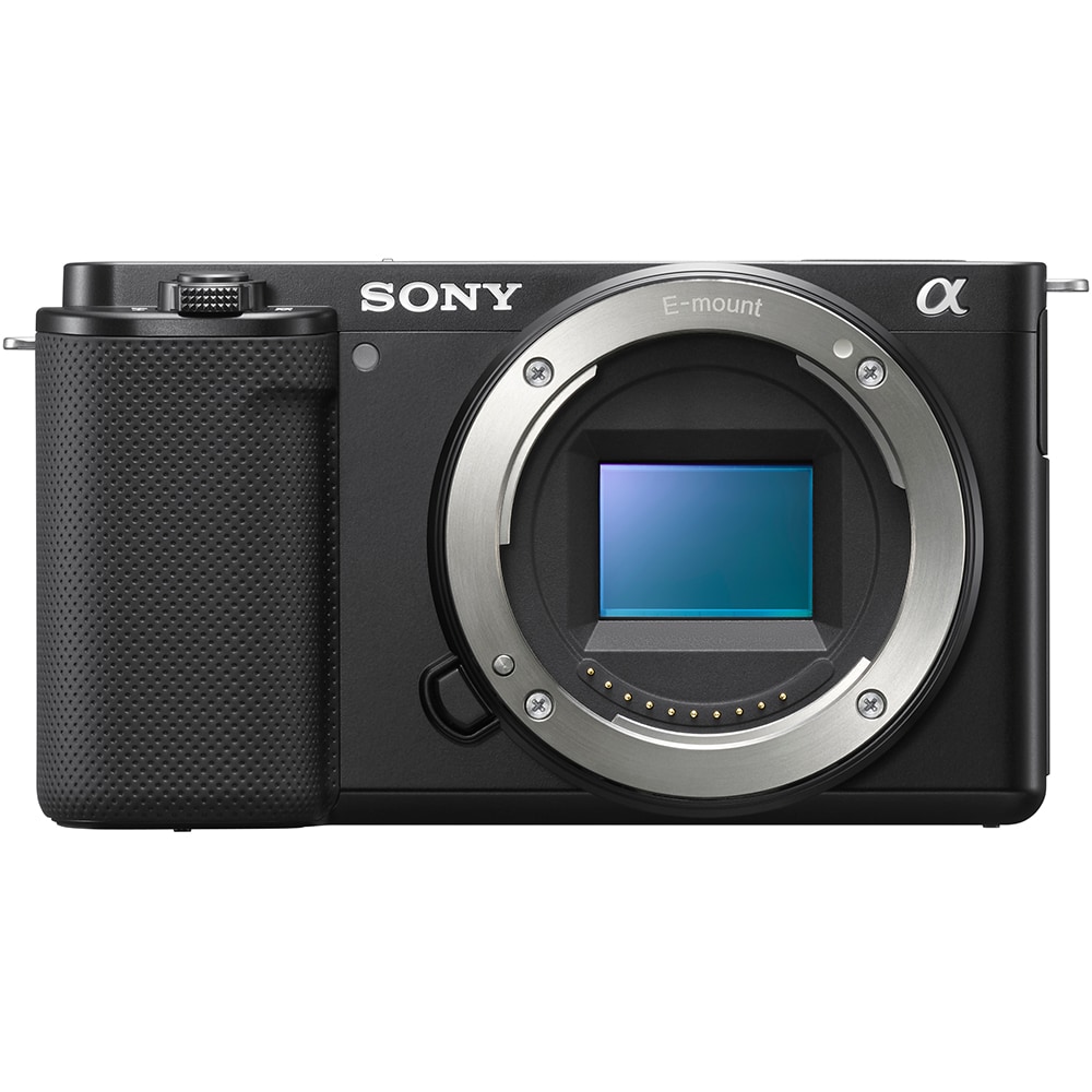 Aparat foto Mirrorless SONY Alpha ZV-E10, 24.2MP, 4K, negru + Obiectiv 16-50mm MK2