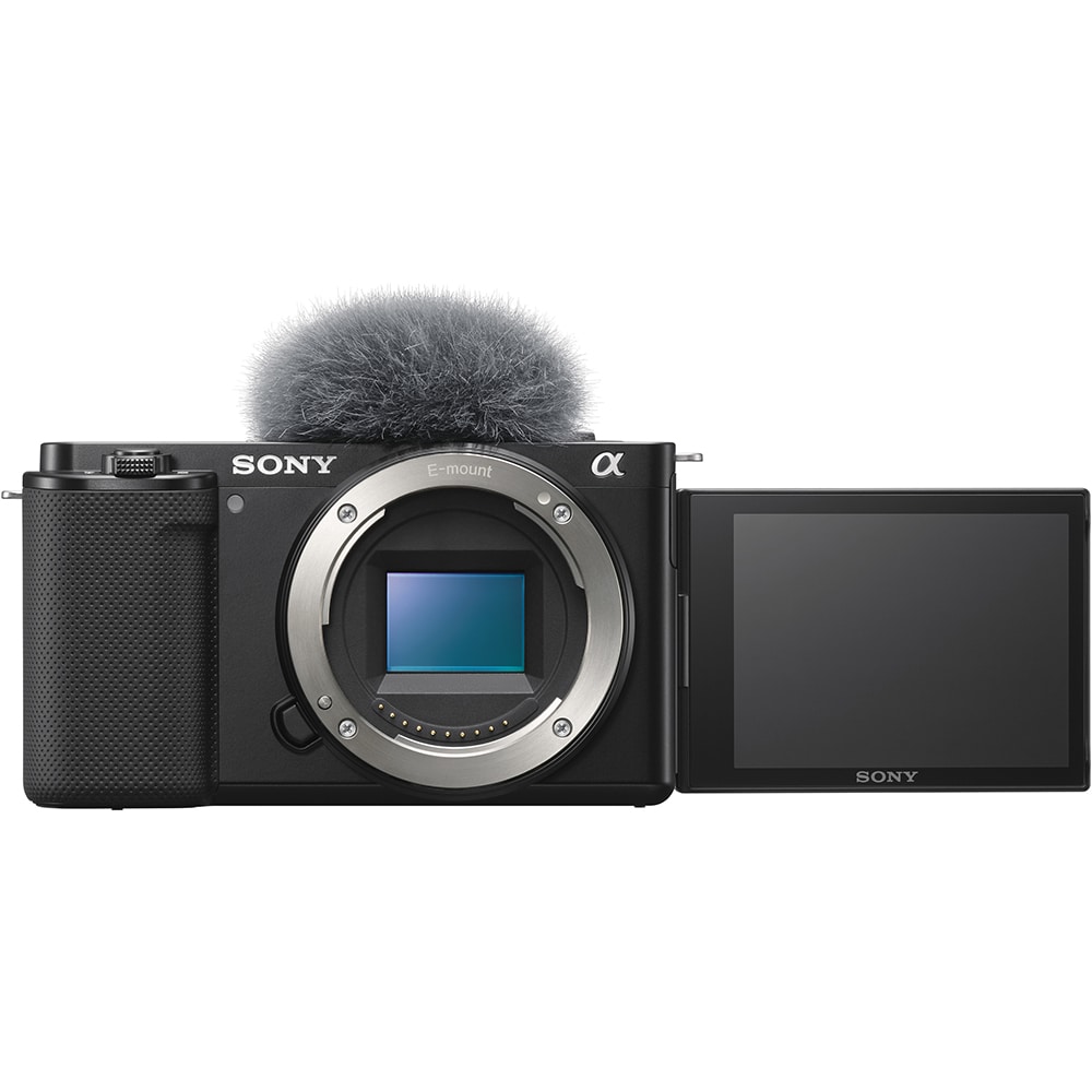Aparat foto Mirrorless SONY Alpha ZV-E10, 24.2MP, 4K, negru + Obiectiv 16-50mm MK2