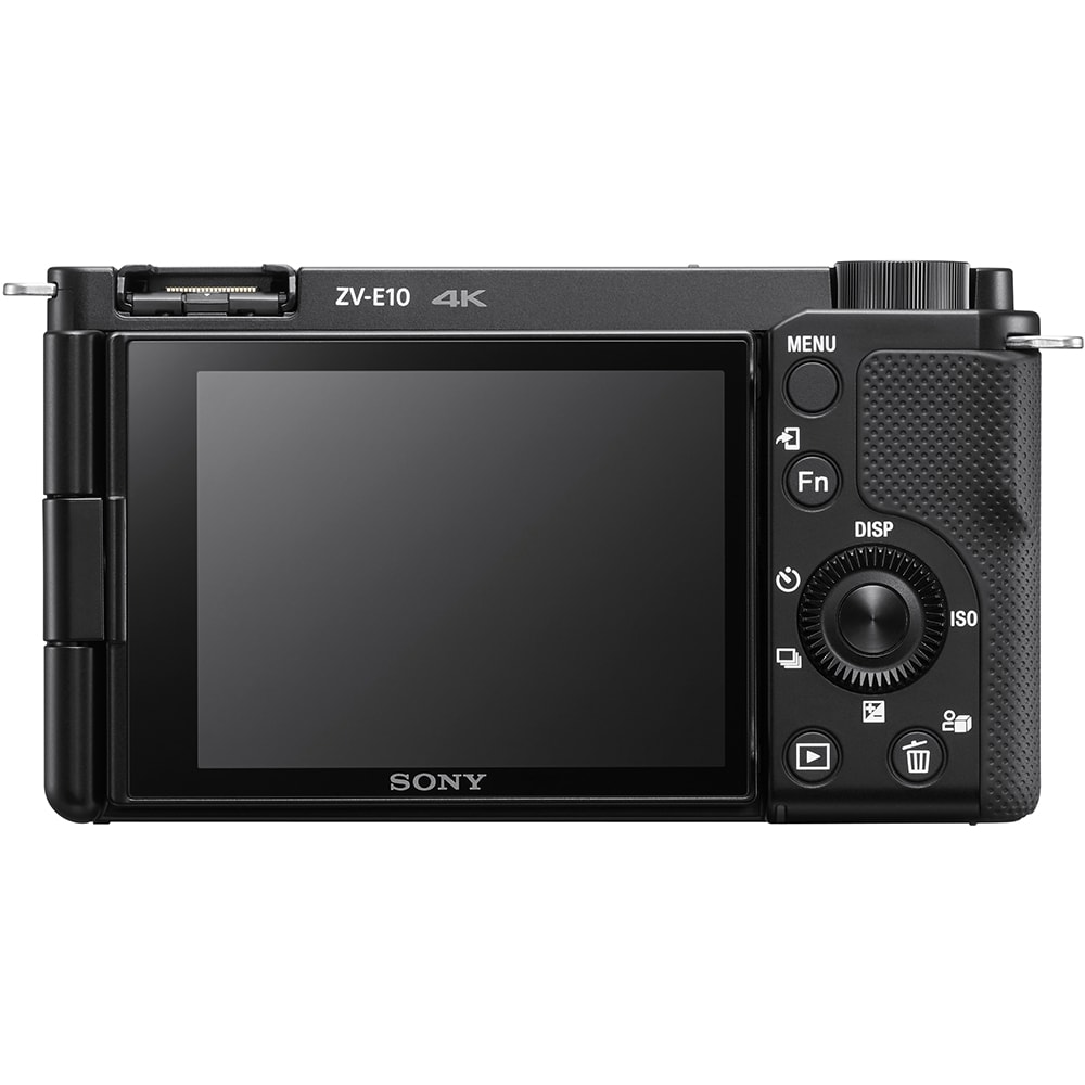 Aparat foto Mirrorless SONY Alpha ZV-E10, 24.2MP, 4K, negru + Obiectiv 16-50mm MK2