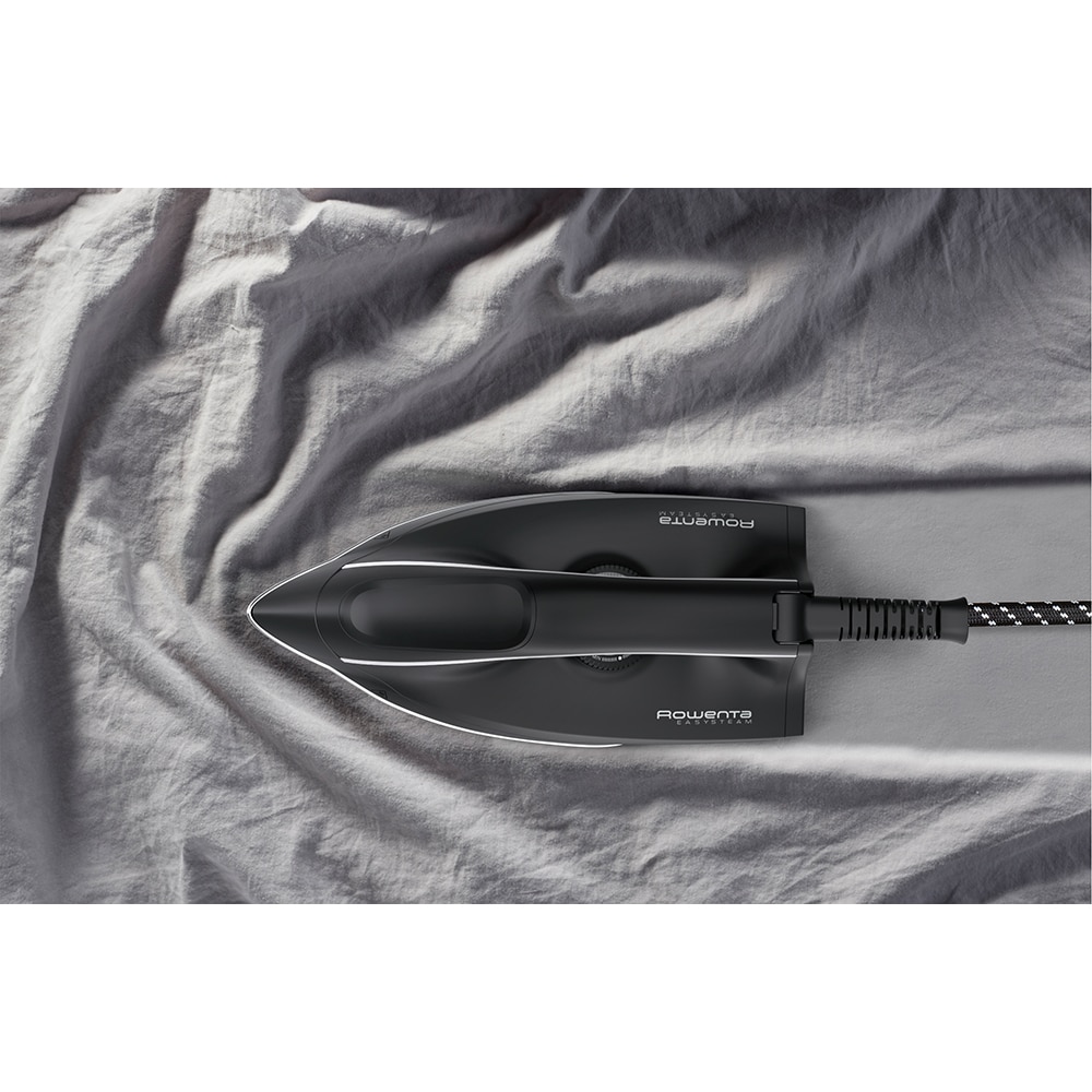 Statie de calcat ROWENTA Easy Steam VR5121F0, 2400W, 230g/min, 1400ml, talpa AirGlide Inox, albastru inchis-negru