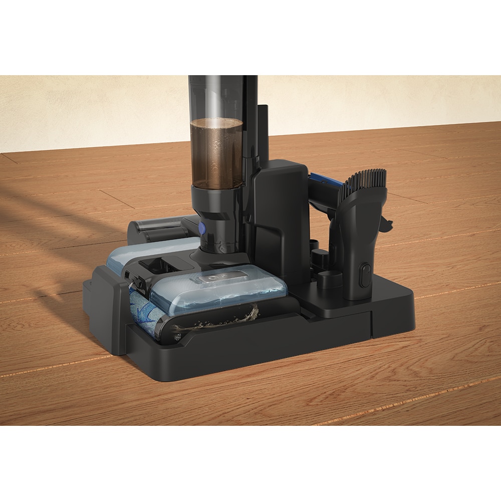 Aspirator vertical BEKO 3in1 Wet&Dry VRW90421VD, 0.4l, 21.6V, autonomie max 60 min, functie auto-curatare, negru-albastru