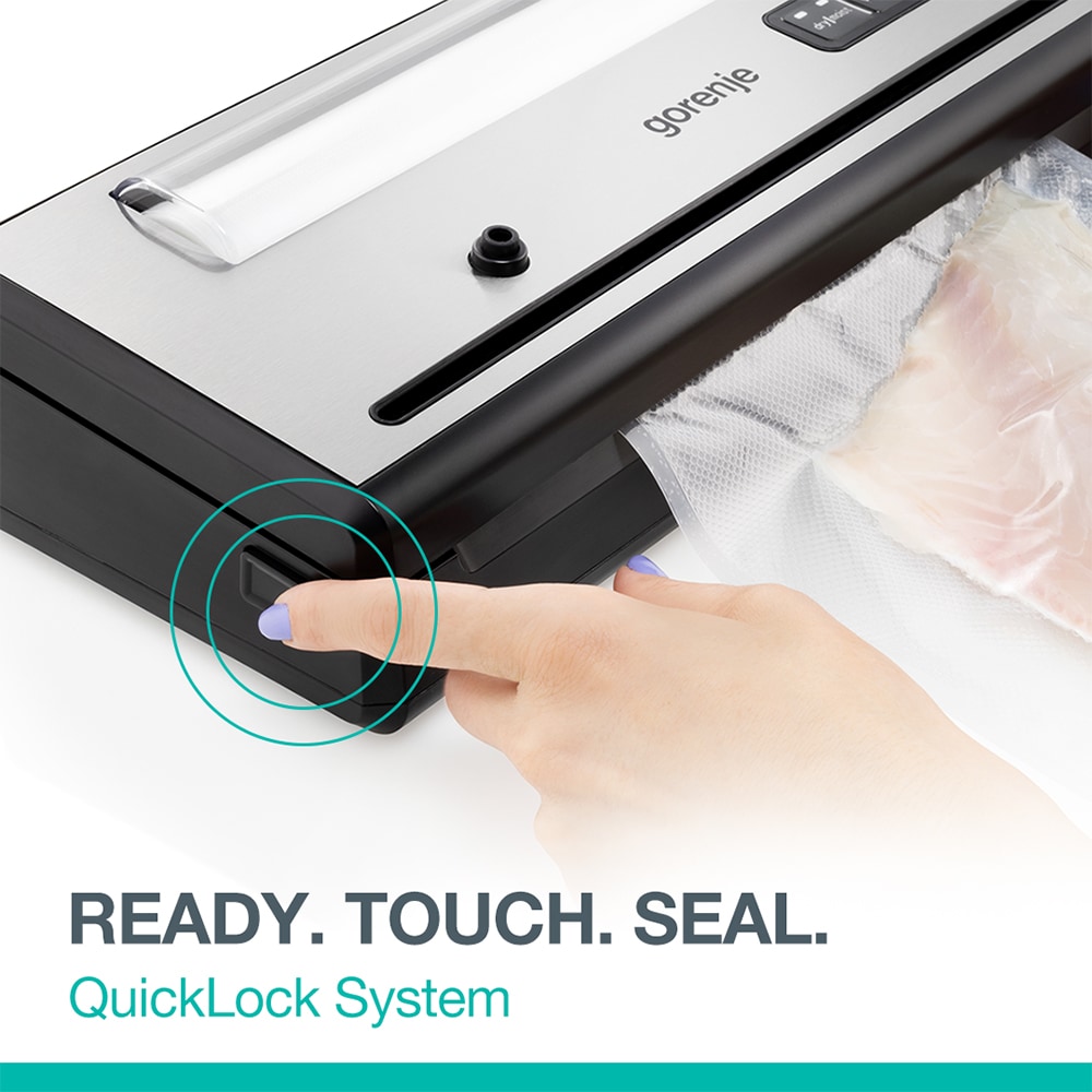 Aparat de vidat GORENJE VS110BE, 110W, argintiu-negru 