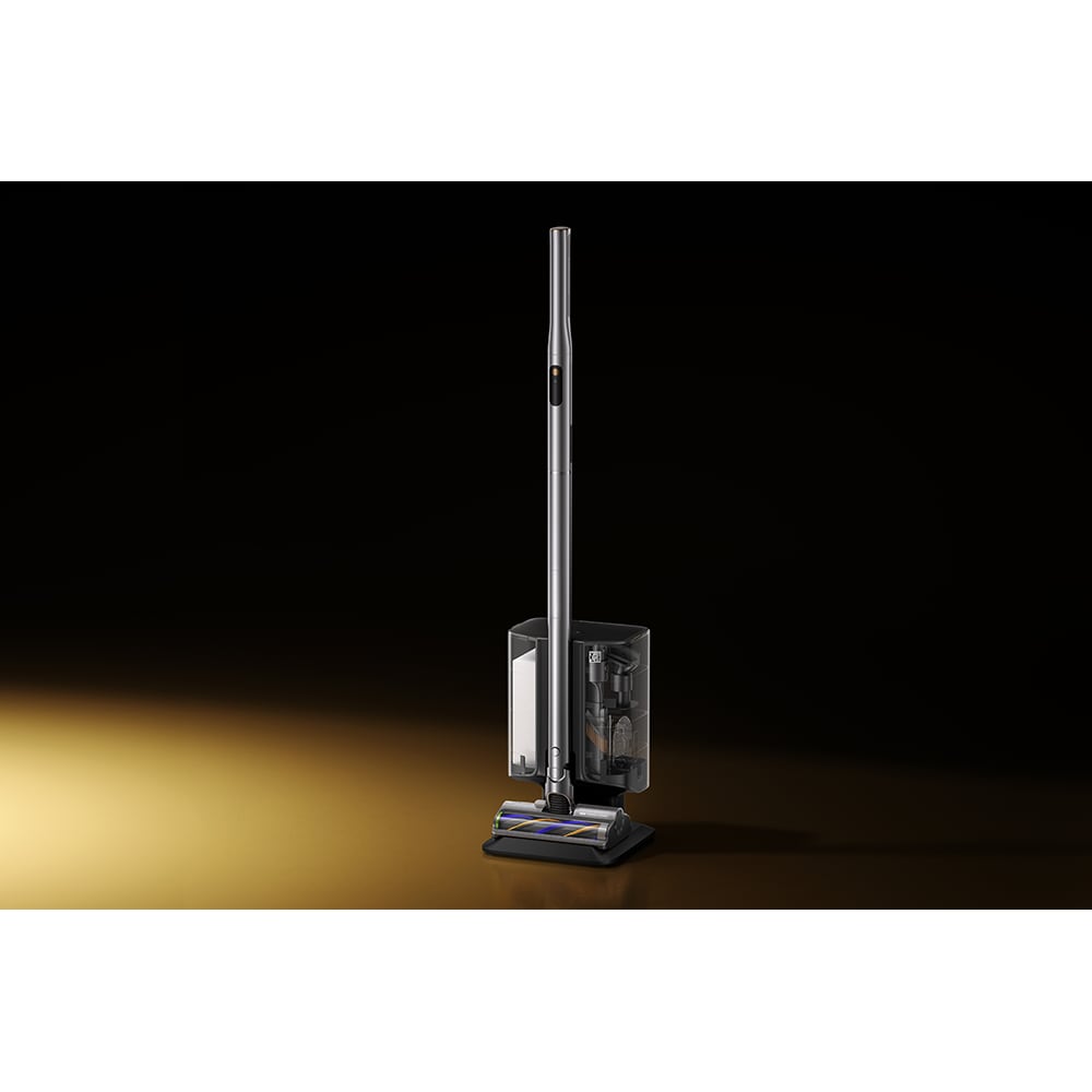 Aspirator vertical DREAME Air Station VXV45A, 0.16l, autonomie max 60 min, argintiu-negru