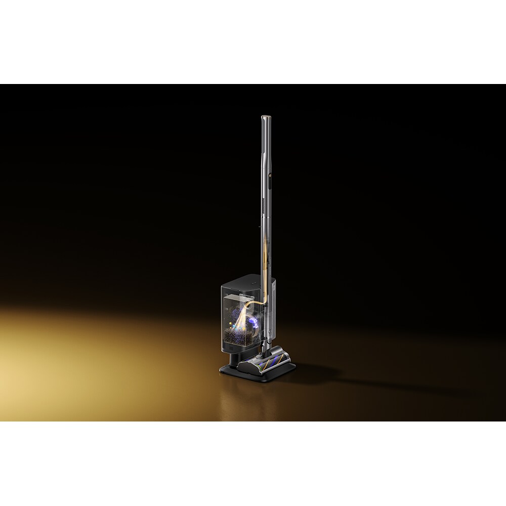Aspirator vertical DREAME Air Station VXV45A, 0.16l, autonomie max 60 min, argintiu-negru